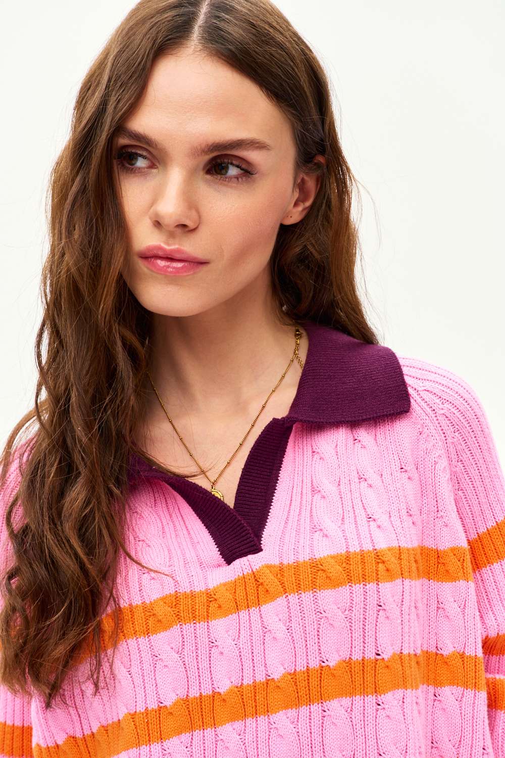 Pink Cloud polo sweater - Image 4