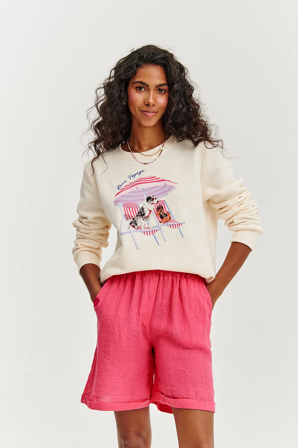 Pink Sands linen shorts - Image 11