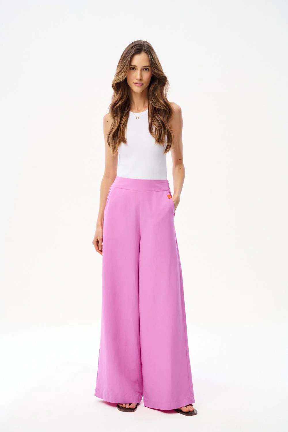 Primavera Wide-Leg Linen Pants - Image 6