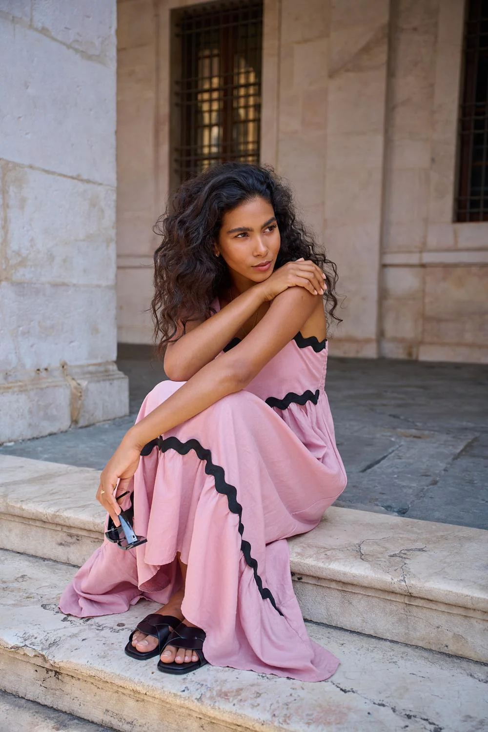 Rosewater Kiss midi dress - Image 5