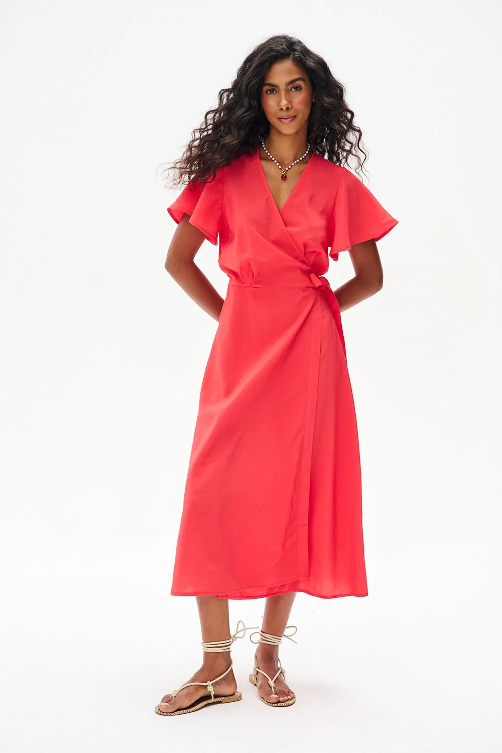 Rosso Riviera Midi Dress - Image 5
