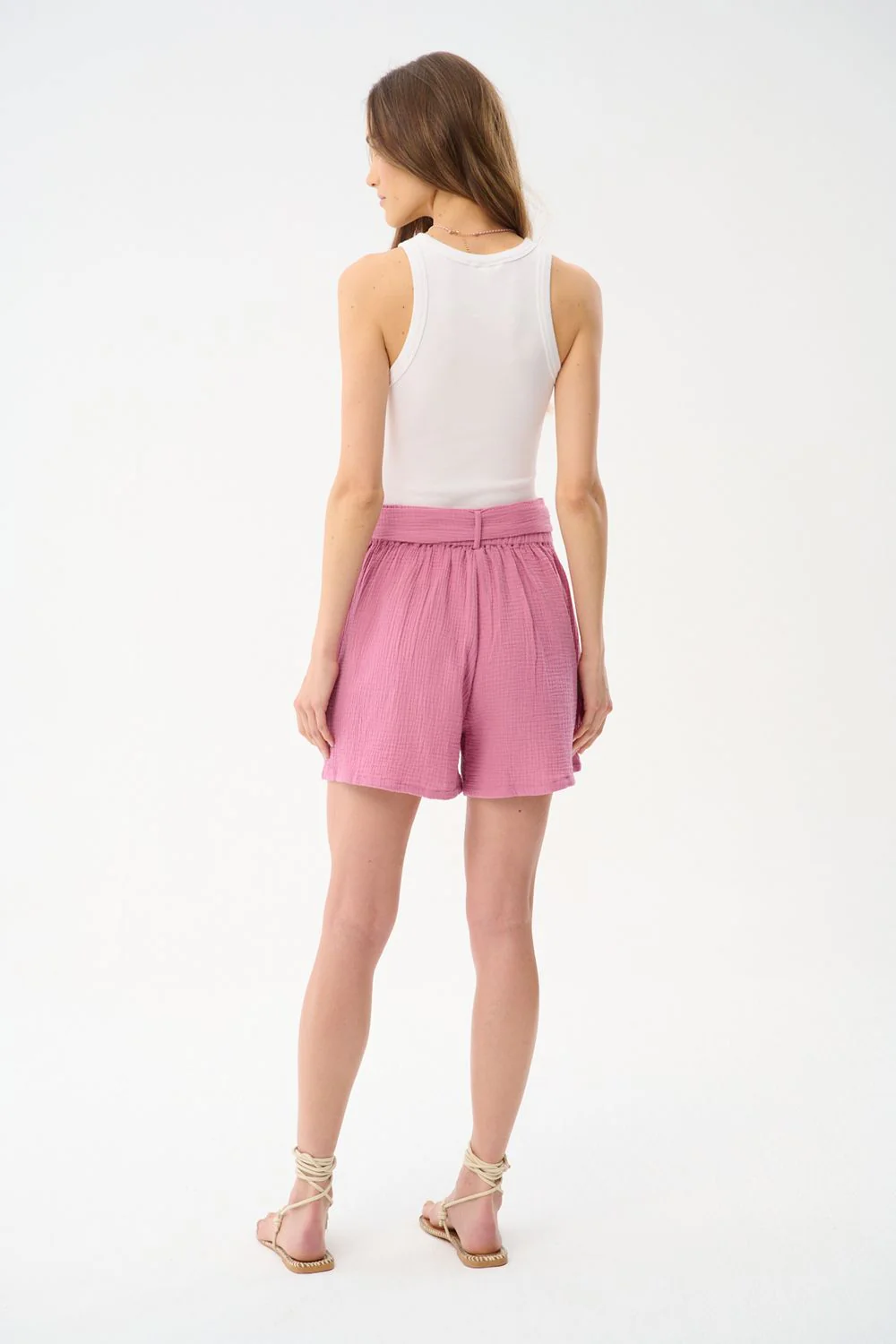 Saltwater Sunset Muslin Shorts - Image 4