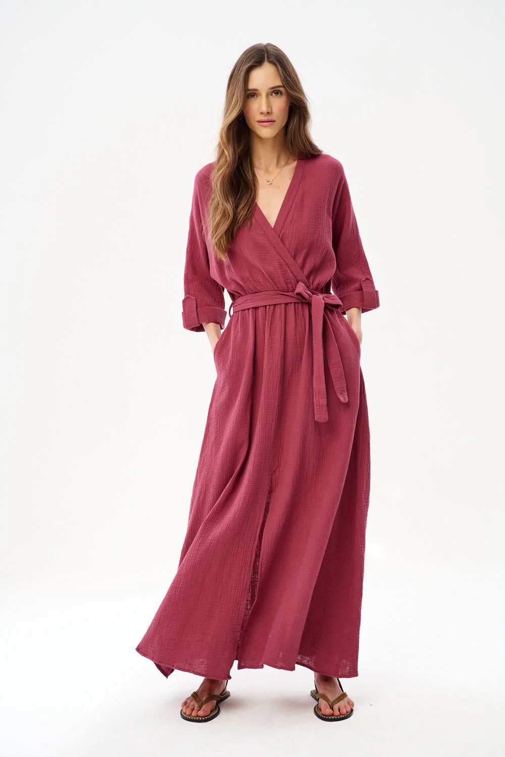 Savannah long muslin dress - Image 4