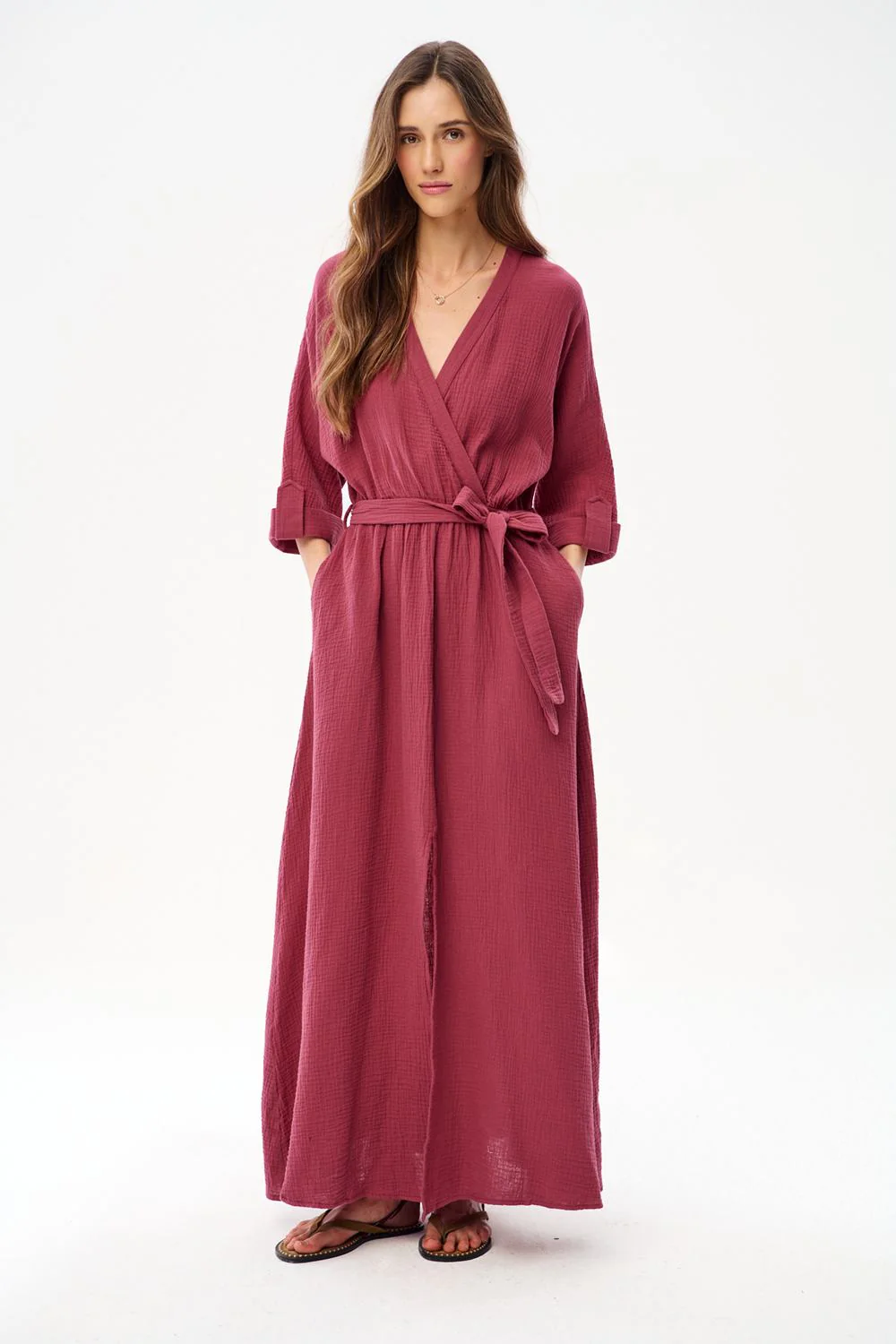 Savannah long muslin dress - Image 6