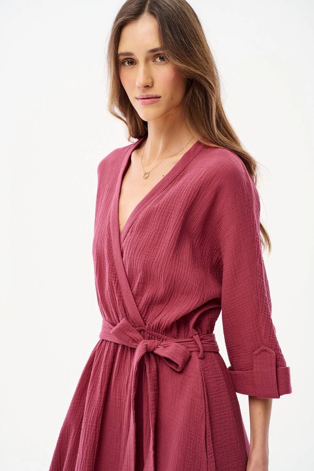 Savannah long muslin dress - Image 8