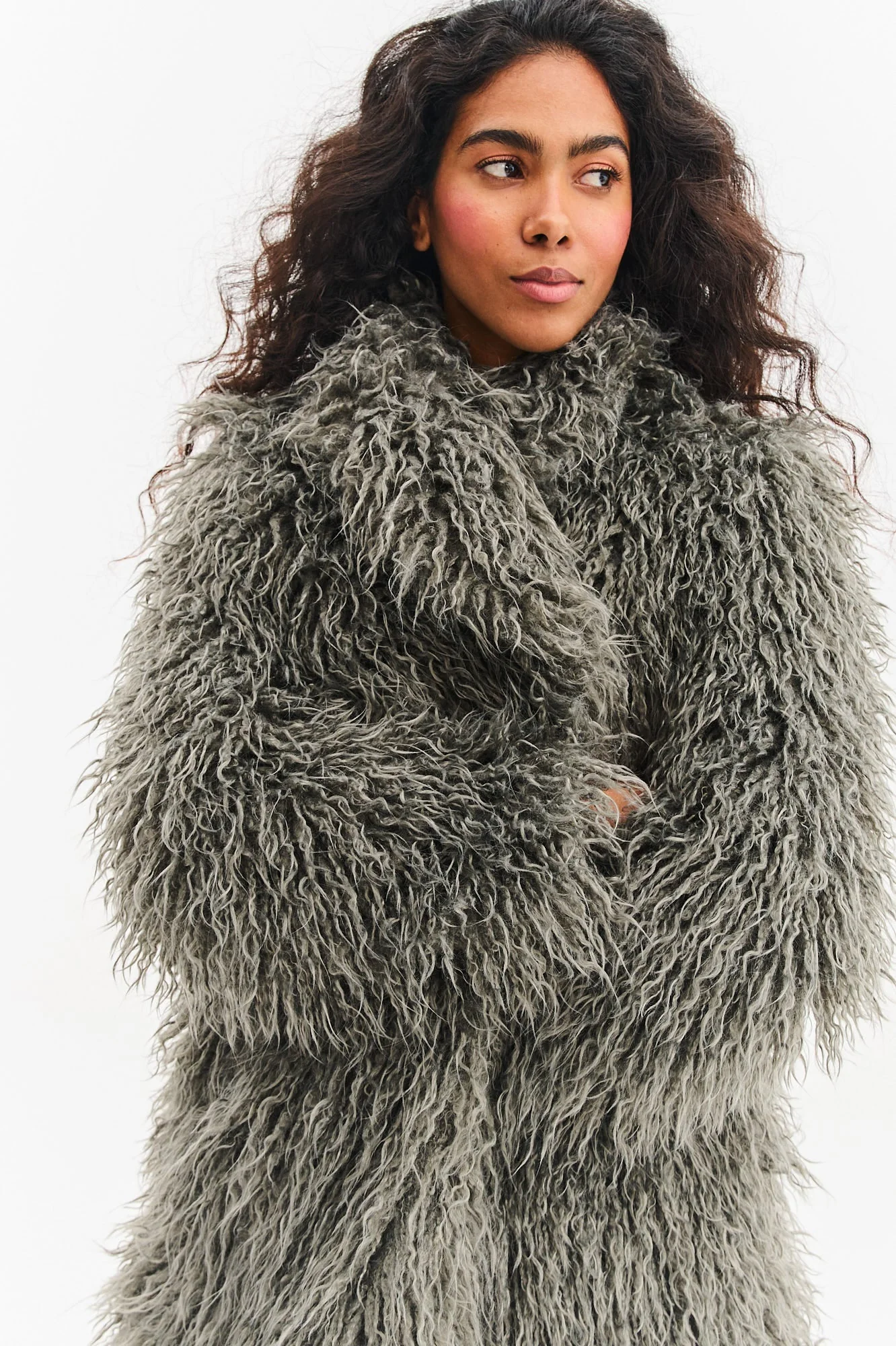 Shadow faux fur jacket - Image 20