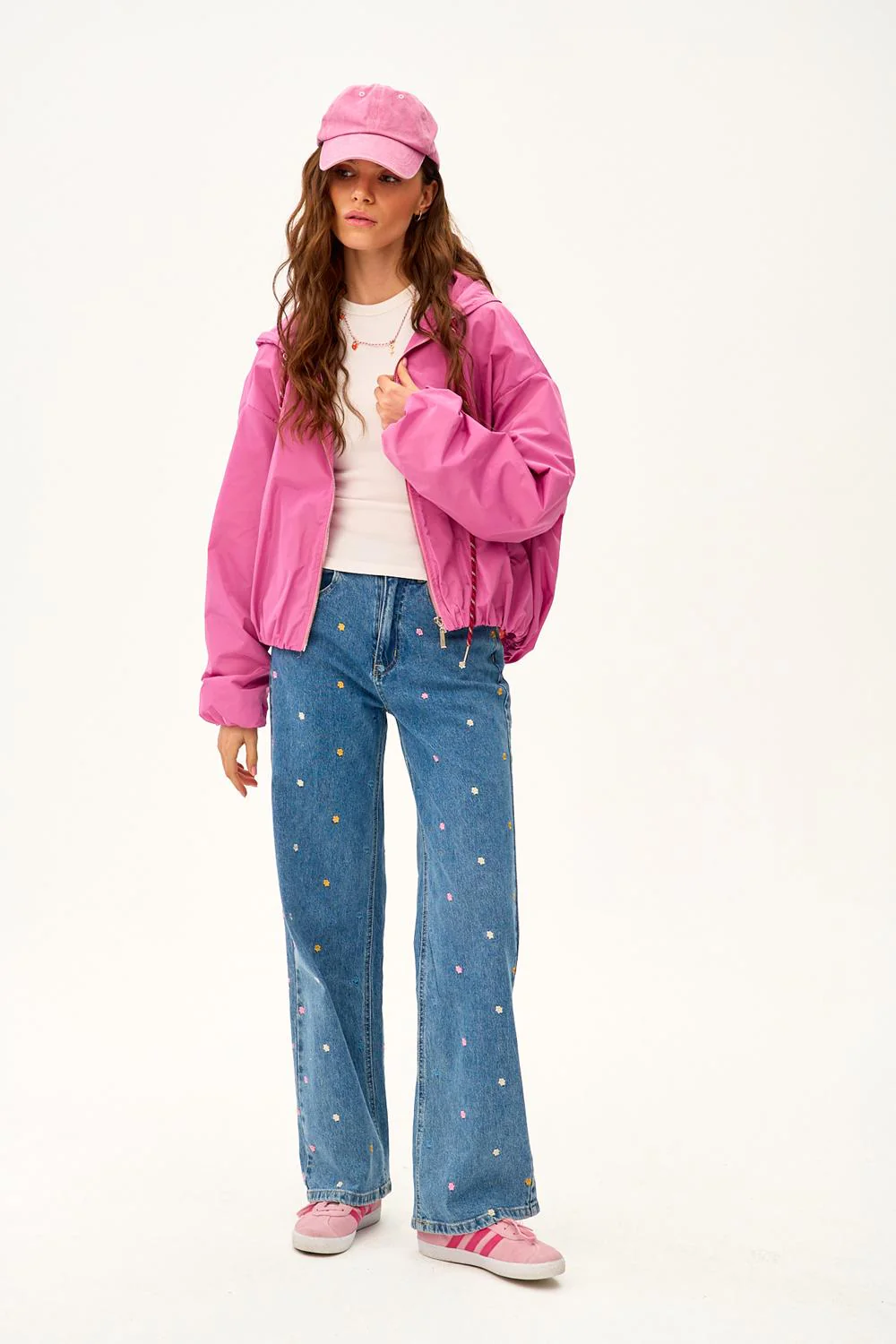 Dahlia Crush Hooded Short Parka - Image 23