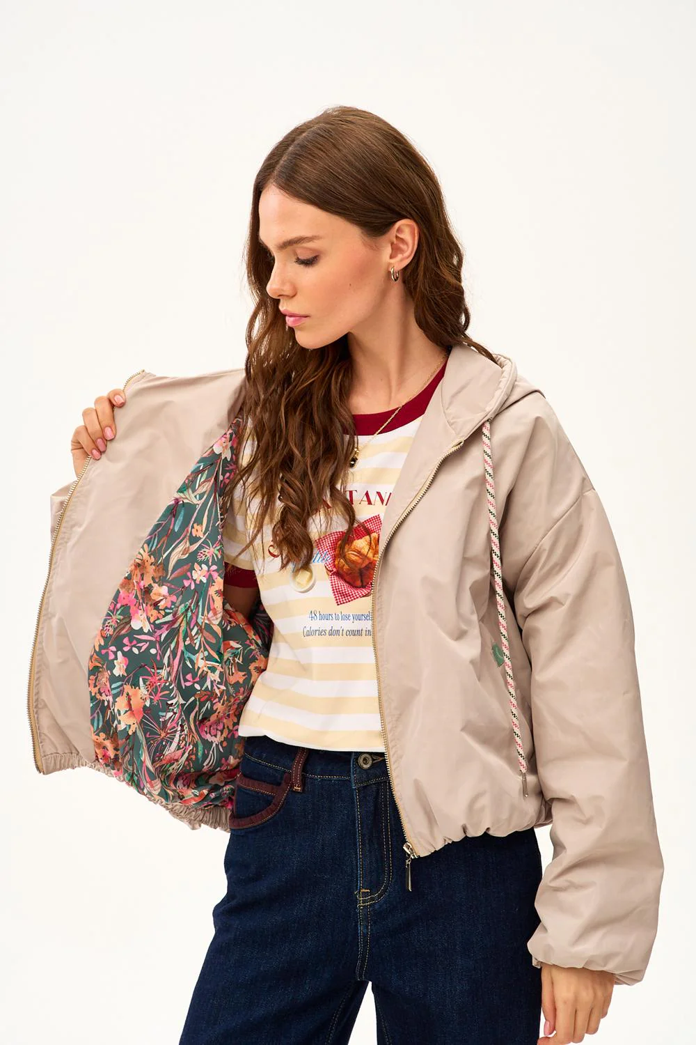 Desert Flower Short Hooded Parka - Image 21