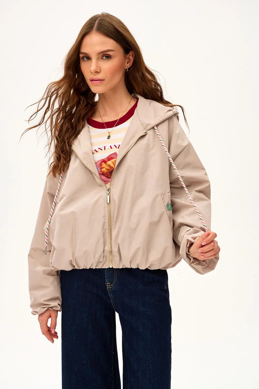 Desert Flower Short Hooded Parka - Image 5