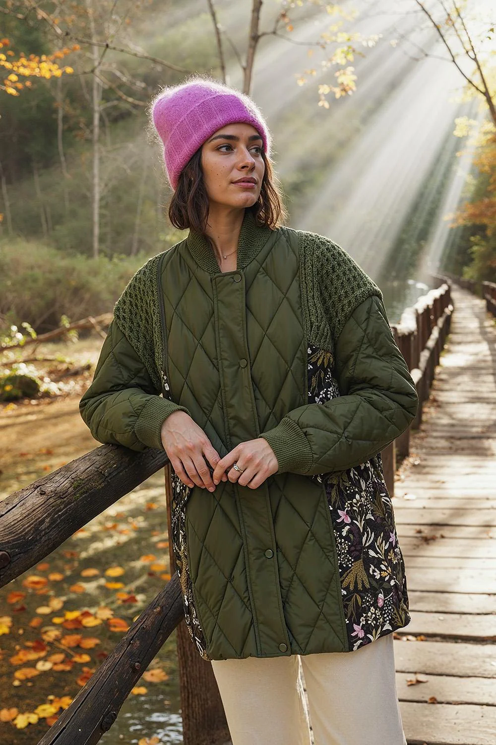 Soft Jungle quilted jacket - Image 3