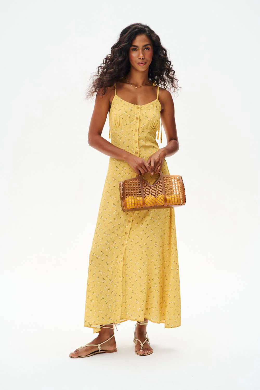 Soft Season Midi Dress with Straps - Image 2