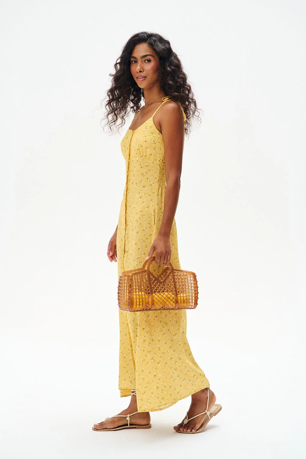 Soft Season Midi Dress with Straps - Image 5