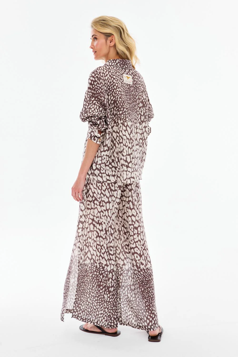 Spotted Instinct Linen Shirt - Image 5
