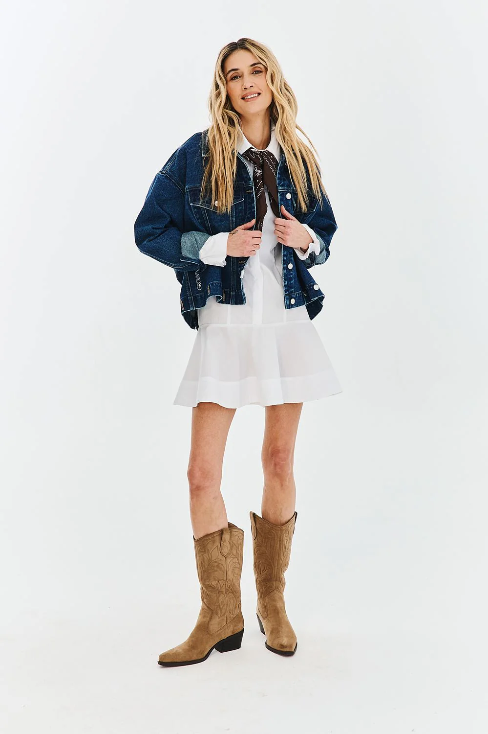 Stillness and Love Denim Jacket - Image 18
