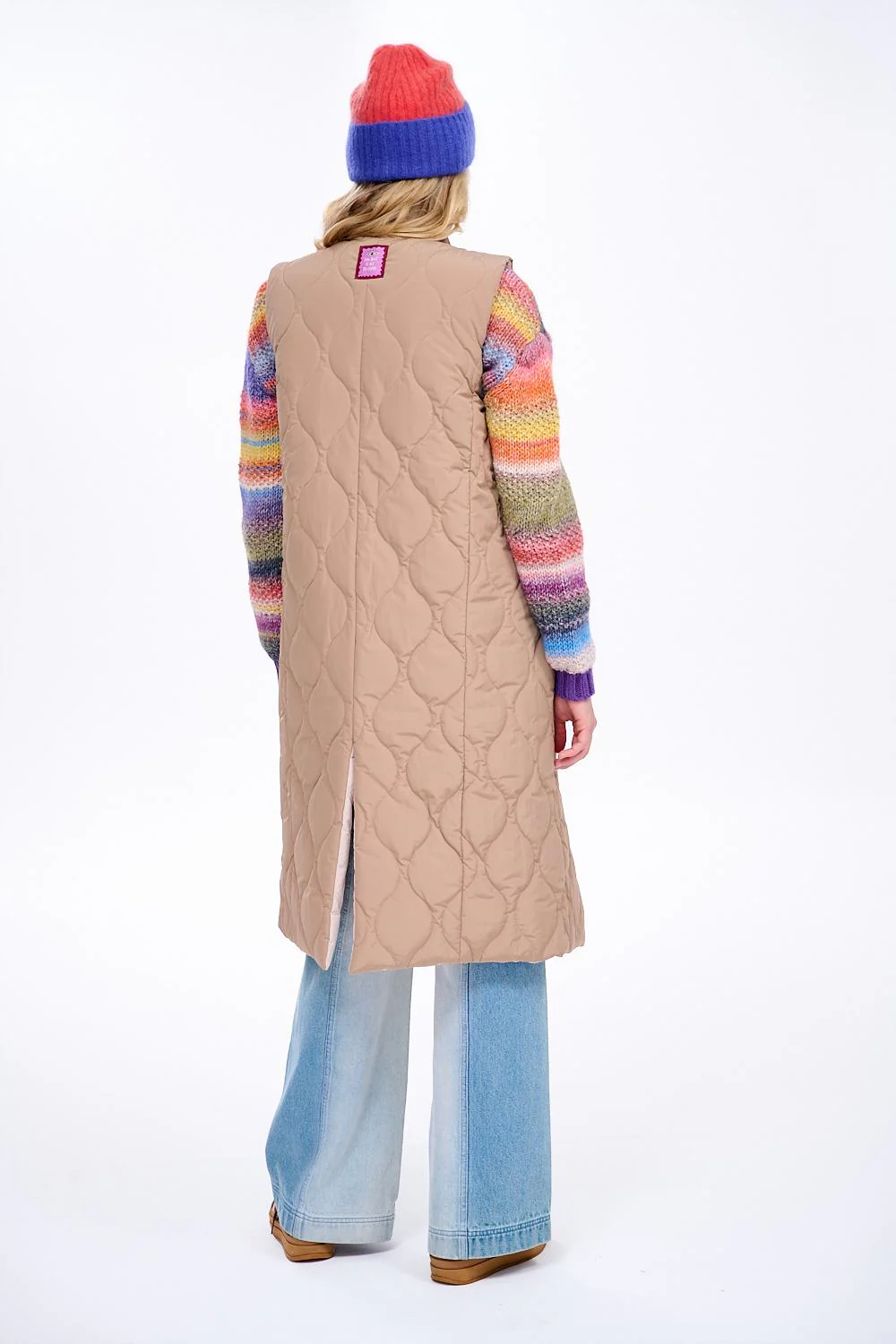 Toffee Maze long reversible vest - Image 4