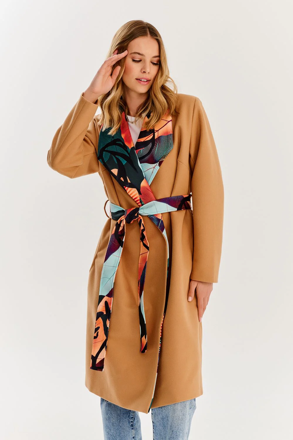 Tropical Rain tied coat - Image 17