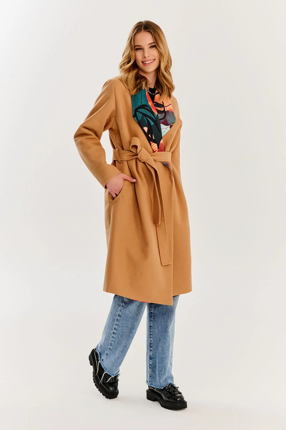 Tropical Rain tied coat - Image 9
