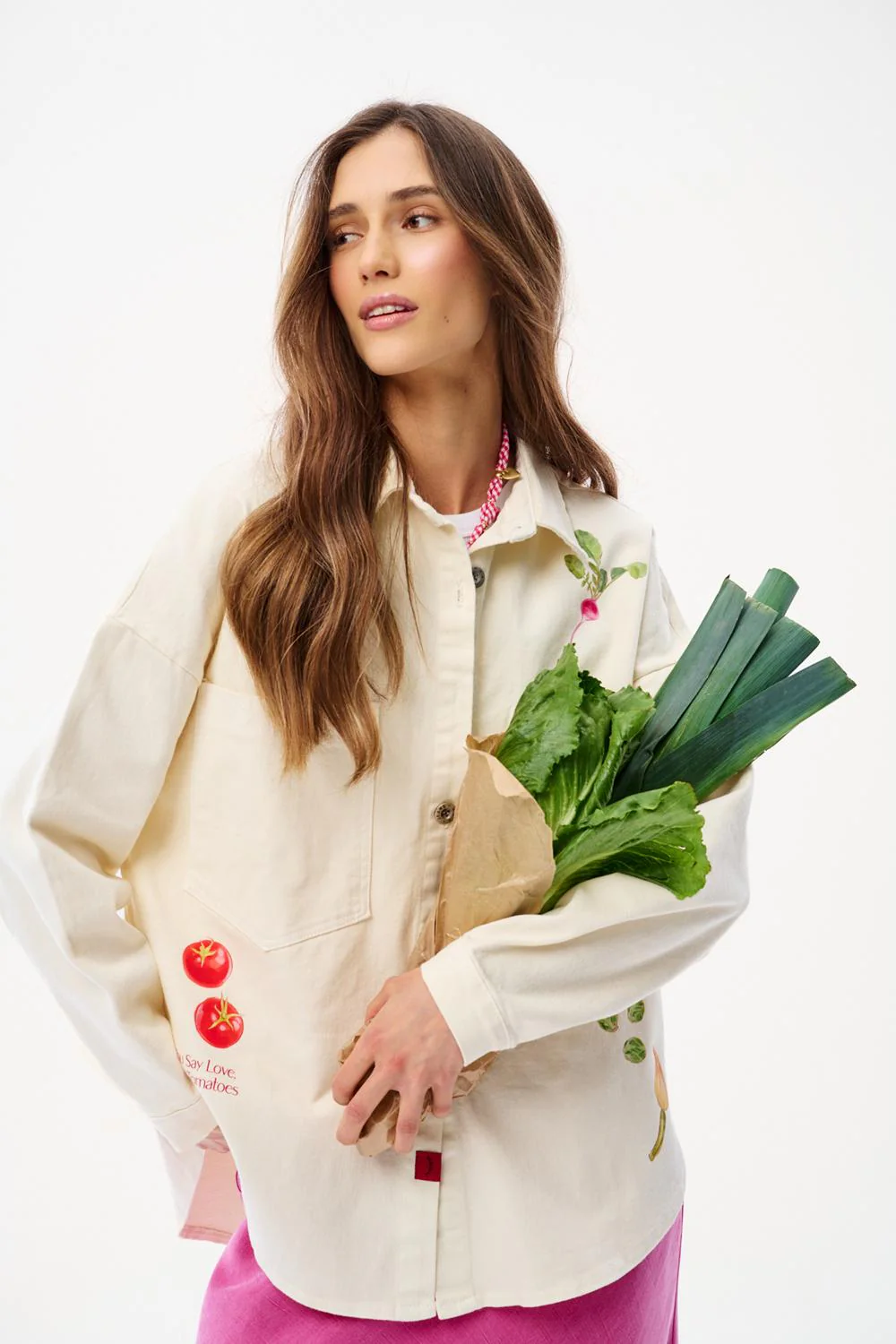 Veggie Society Denim Jacket - Image 3