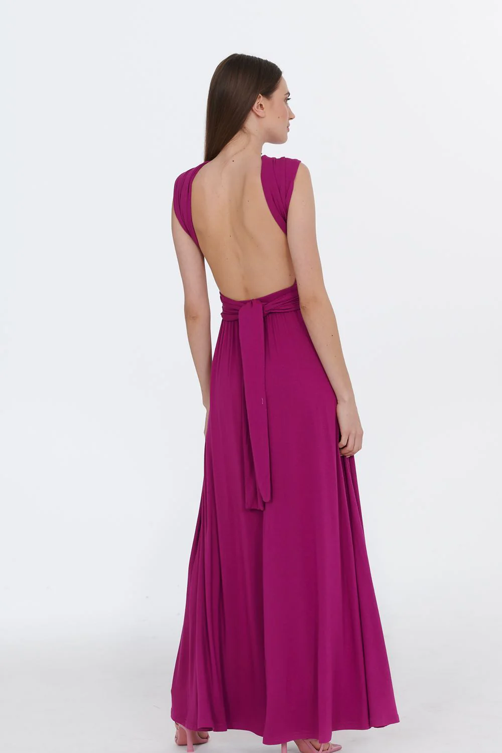 Magenta Love infinity maxi dress - Image 19