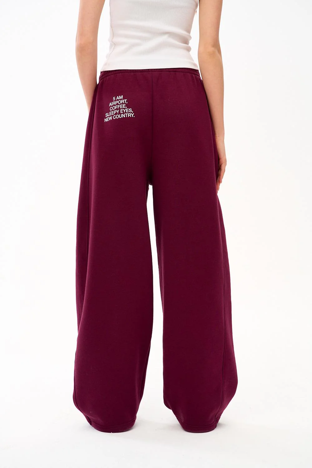 Boarding Soon Wide-Leg Sweatpants - Image 2
