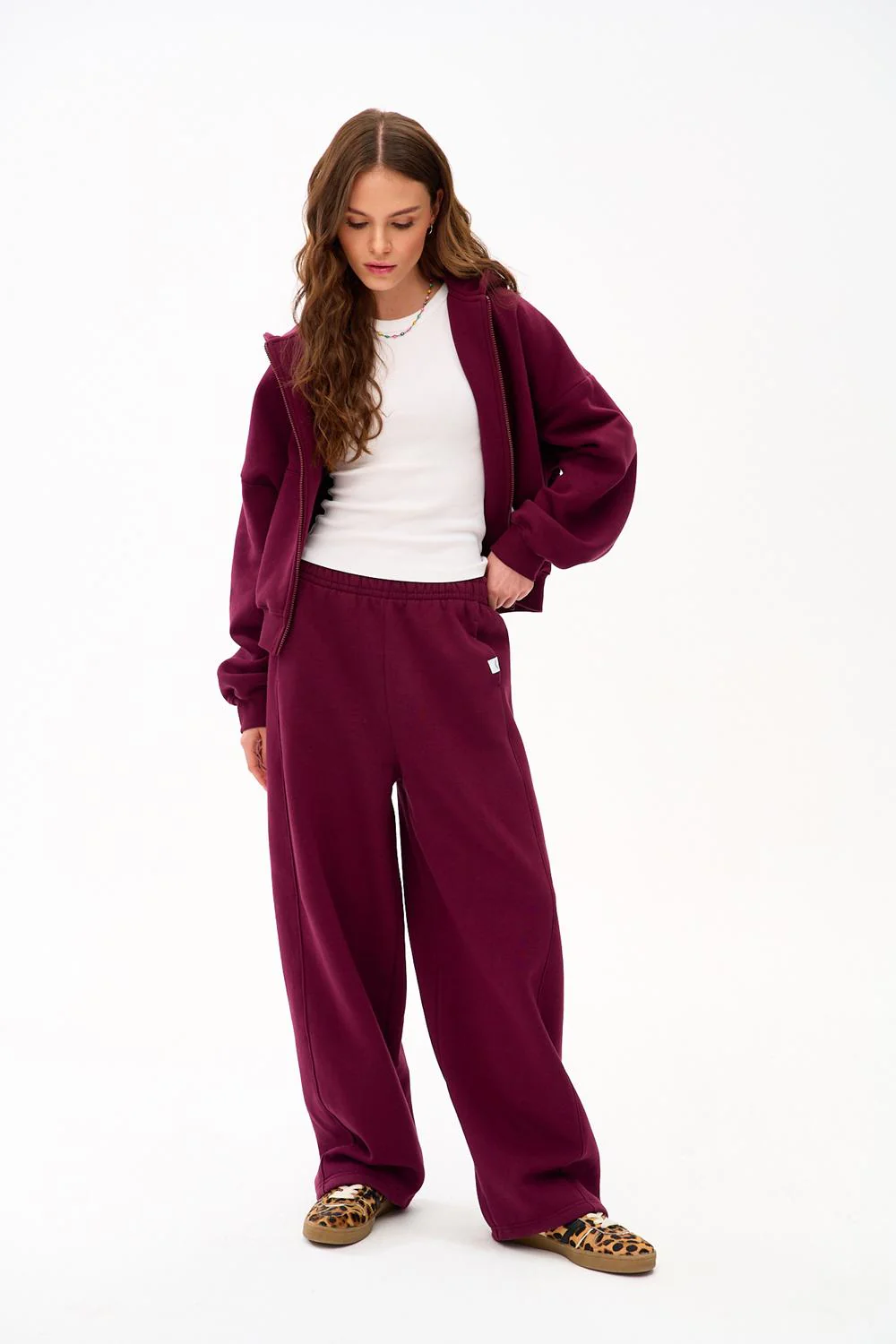 Boarding Soon Wide-Leg Sweatpants - Image 7